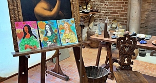 Piri Reislilerin resimleri Da Vinci’nin evinde