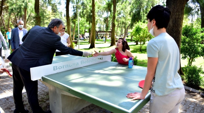 Başkan Amca ile parkta