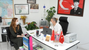 Başkan Çalkaya’dan hem ziyaret hem hizmet