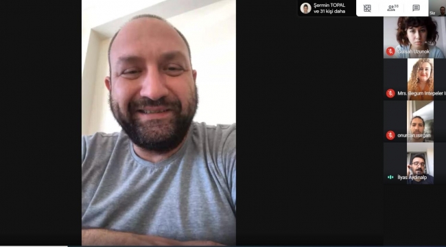Başkan Gümrükçü online toplantıda gençlerin sorularını cevapladı