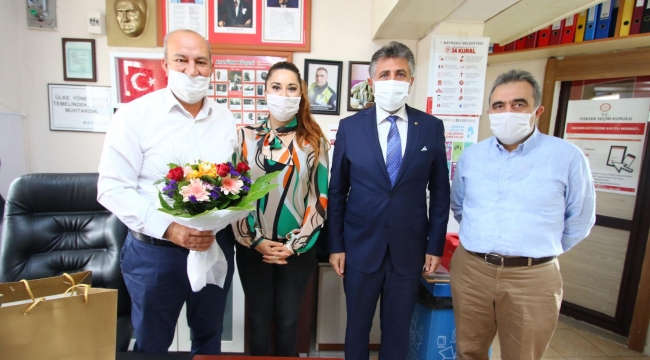 Başkan Sandal'dan muhtarlara bayram ziyareti