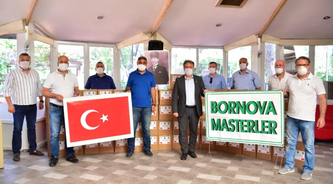 Bornovalı masterlerdan örnek bağış
