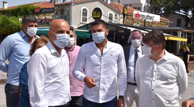 Milletvekili Mahir Polat, Foça'yı ziyaret etti