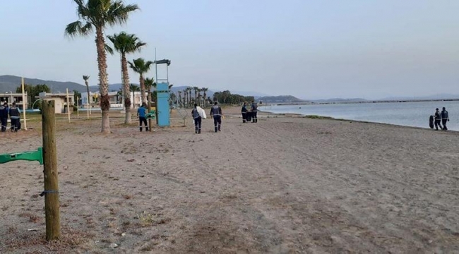 Urla sahilleri yaza hazırlanıyor