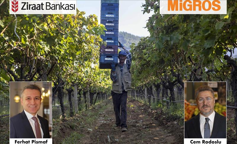 Ziraat Bankası ve Migros'tan çiftçiler için "Üretici Finansman Sistemi"