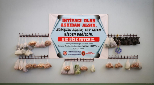 Bergama esnafı ve vatandaşı kendine yakışanı yaptı
