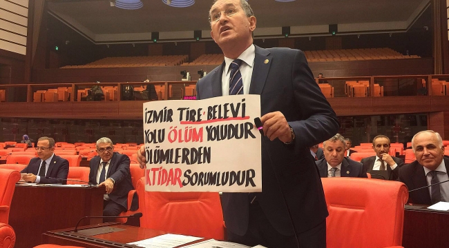 Meclis'te pankart açarak dört yıl önce gündeme taşıyan CHP'li Sertel, iktidara seslendi: "HA GAYRET BAŞARACAKSINIZ"