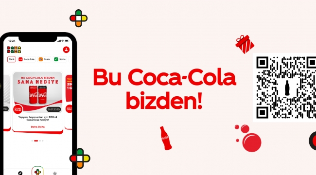 "Bu Coca-Cola Bizden" kampanyası ile 1.5 Milyon Kişiye hediye Coca-Cola