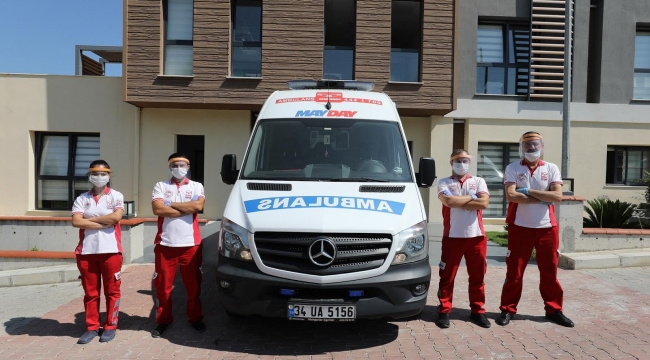 Gaziemir'de hasta nakil araçları yeniden hizmete başladı