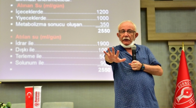 Bornovalı antrenörlere sağlıklı beslenme semineri