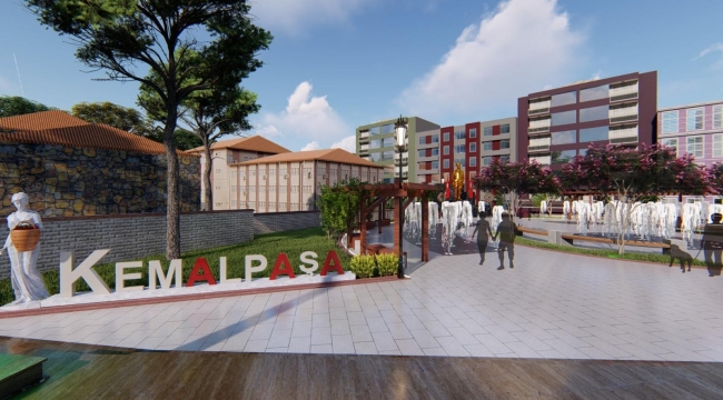 Kemalpaşa yeni meydana kavuşuyor