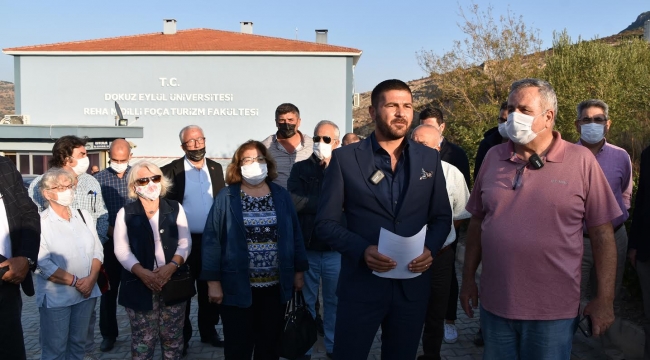 Başkan Gürbüz'den Dokuz Eylül Üniversitesi Reha Midilli Foça Turizm Fakültesi açıklaması