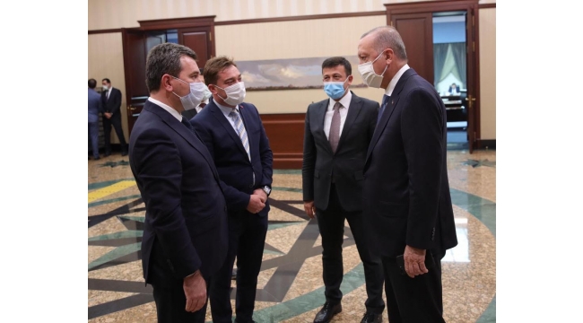 Başkan Koştu Cumhurbaşkanı Erdoğan ile görüştü