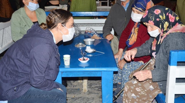 Başkan Sengel'den Şirince'ye akşam ziyareti