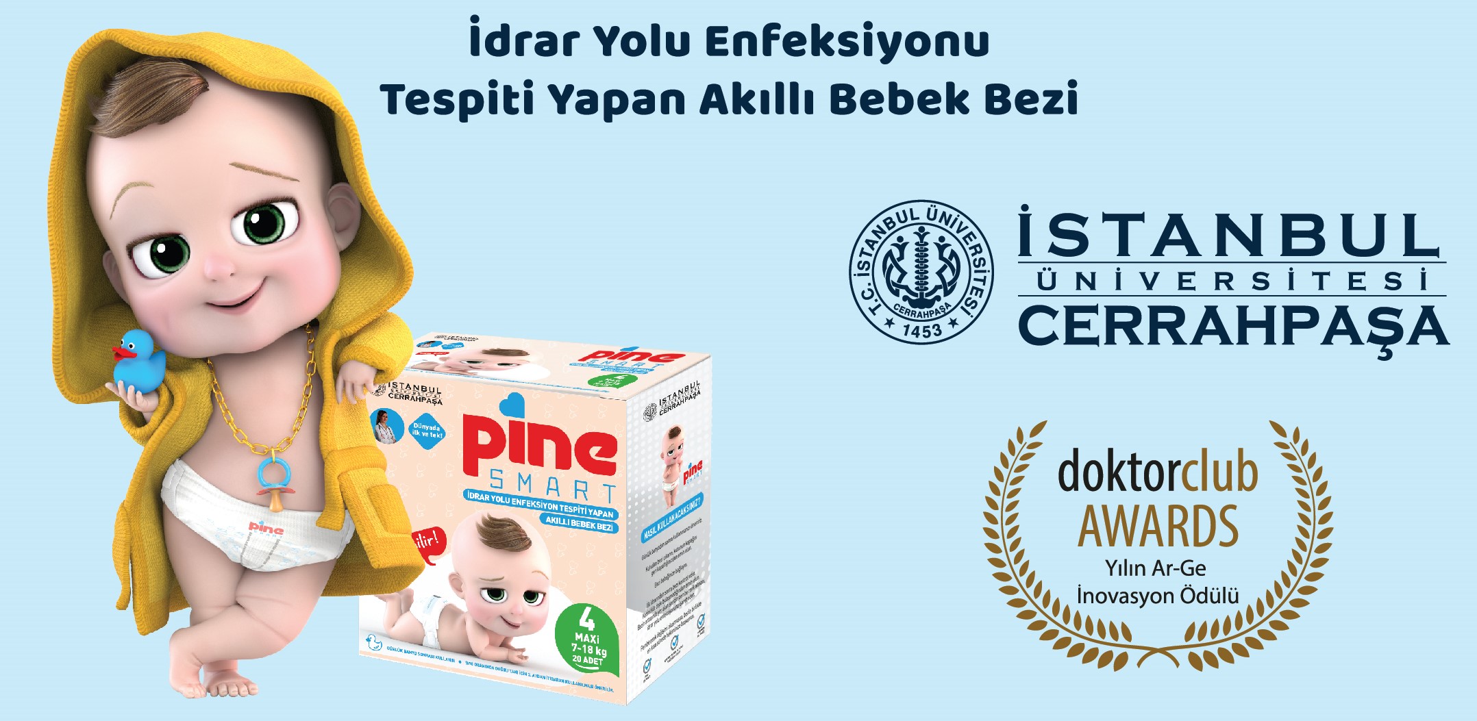 Enfeksiyon tespiti yapan akıllı bebek bezi Migros mağazalarında