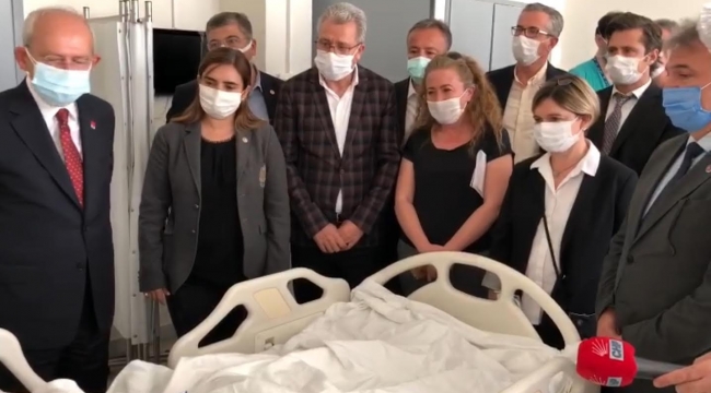 (Foto Galerili Haber) Başkan İduğ, Kılıçdaroğlu ile birlikte depremzedelerin yanında