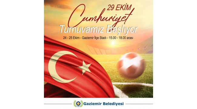 Gaziemir'de Cumhuriyet Turnuvası