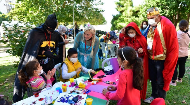(Foto Galerili Haber) Çiğli Belediyesi'nden depremzede çocuklar için aktivite