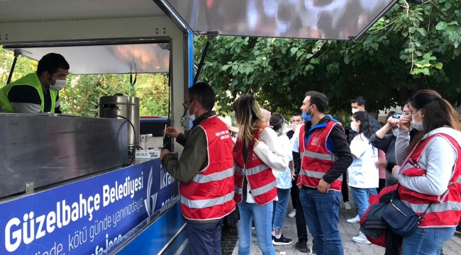 (Foto Galerili Haber) Güzelbahçelilerden yardım çağrısına büyük destek
