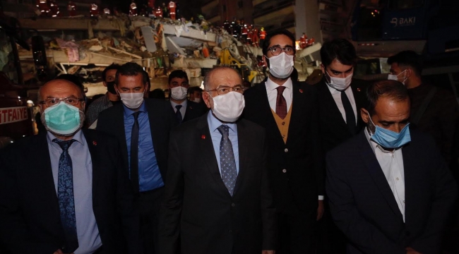 (Foto Galerili Haber) Karamollaoğlu deprem bölgesinde