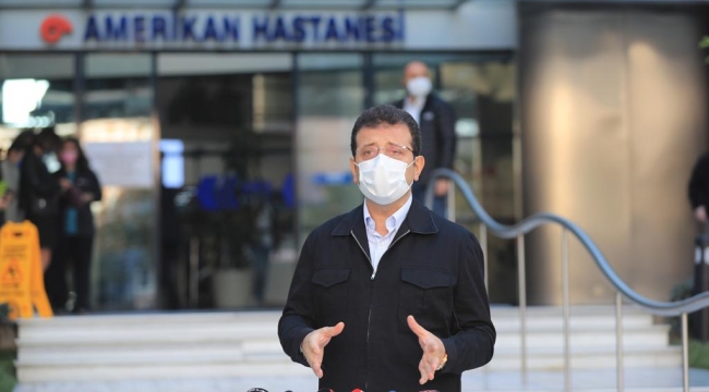 Taburcu olan İmamoğlu'ndan deprem mesajı: "Karantina biter bitmez İzmir'e gideceğim"