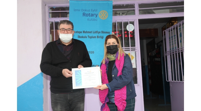 Dokuz Eylül Rotary'den öğrencilere destek 