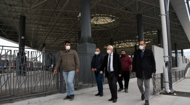 (Foto Galerili Haber) Başkan Selvitopu Kibar'ı denetledi