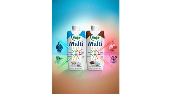 Pınar'dan tek bardakta çok fayda sunan yeni süt: "Pınar Multi"