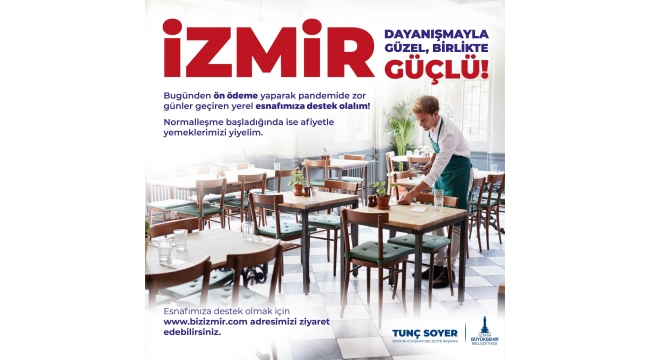 Başkan Soyer’den esnafa destek çağrısı