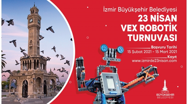 Büyükşehir’den 23 Nisan’da Vex Robotik Turnuvası