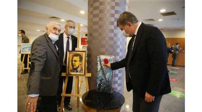 (Foto Galerili Haber) Karşıyaka Sabahattin Ali’yi unutmadı