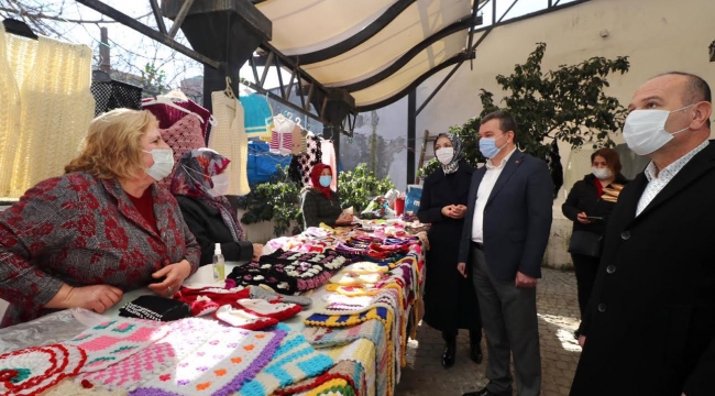 (Foto Galerili Haber) Başkan Koştu; “Kadınlarımızın ismi cinayetlerle değil, sevgiyle anılmaya yakışır”