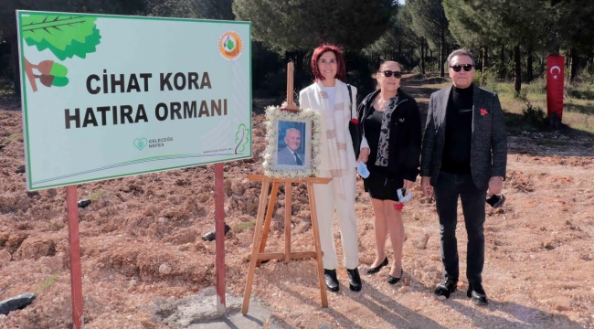 (Foto Galerili Haber) Cihat Kora’ya hatıra ormanı