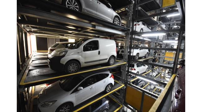 (Foto Galerili Haber) Türkiye'nin en büyük tam otomatik otoparkı açılıyor