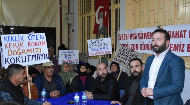 AK Parti Menderes'ten, Büyükşehir Belediye Başkanı Soyer'e çöp tesisi çıkışı