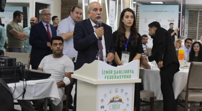 (Foto Galerili Haber) İzmir Şanlıurfa Federasyonu'nda Mızraklı güven tazeledi