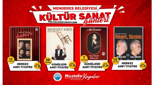 Menderes’te Kültür Sanat Günleri