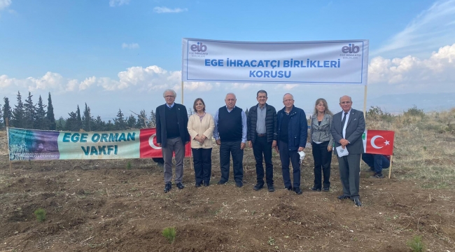 (Foto Galerili Haber) Ege İhracatçı Birlikleri, ihracat şampiyonları için EİB Korusu oluşturdu