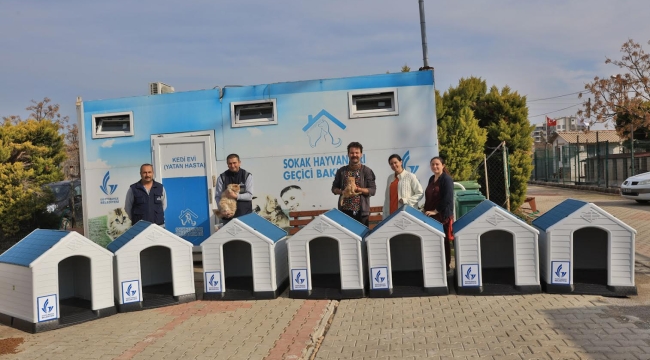 Güzelbahçe’den can dostlara sıcak yuva