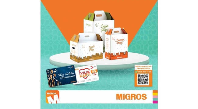 Ramazan'ın bereketi Migros ramazan paketleriyle artıyor