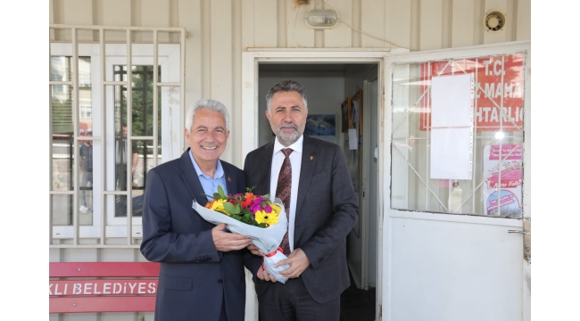 Başkan Sandal’dan muhtarlara “bayram” ziyareti