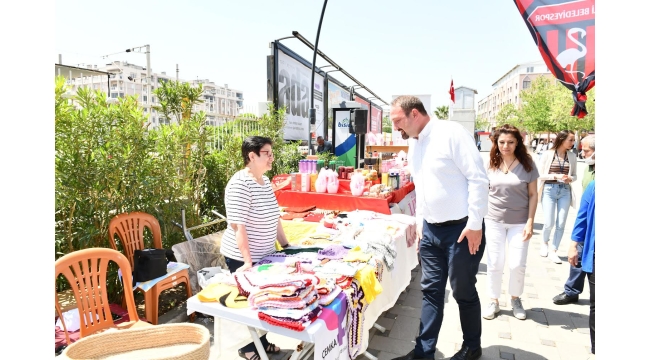 Çiğli’de “Üretici Kadın Pazarı” açıldı