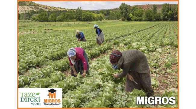 Migros Kadın Akademisi’nde eğitim alan kooperatiflerinin ürünleri Tazedirekt’te