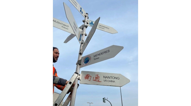 Kardeş şehir Troisdorf'tan Menderes'e jest!