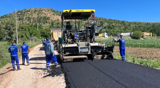 Beydağ'da Ovacık Yaylası'na sıcak asfalt