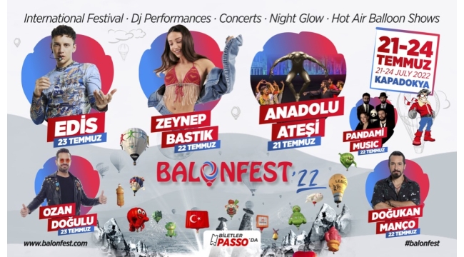 Kapadokya Balon Festivali'ne hazırlanıyor