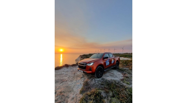 Isuzu D-Max, Ege’de kuzeyden güneye rüzgârın rotası ile ilerliyor
