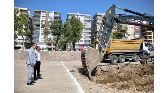 Millet Bahçesi için ilk kazma vuruldu, kurban kesildi...