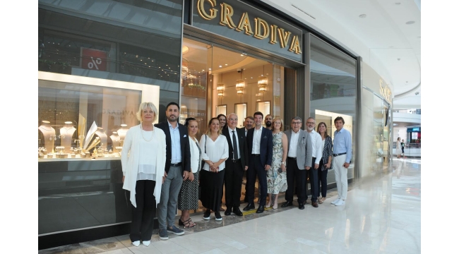 Mücevherin seçkin ismi "GRADIVA" basın temsilcilerini ağırladı