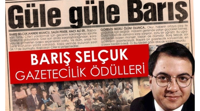 23. Barış Selçuk Gazetecilik Ödülleri’ne başvurular başladı